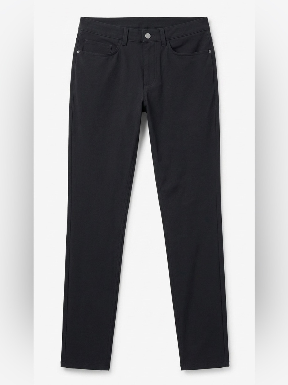 Lululemon ABC Slim Fit Trouser Pants Mens Obsidian Grey Warpstreme Chino